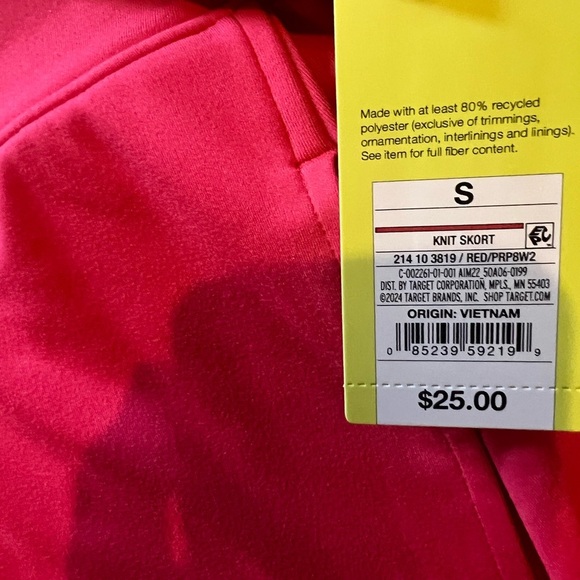 All in Motion Vibrant Pink Knit Skort - Picture 2 of 7